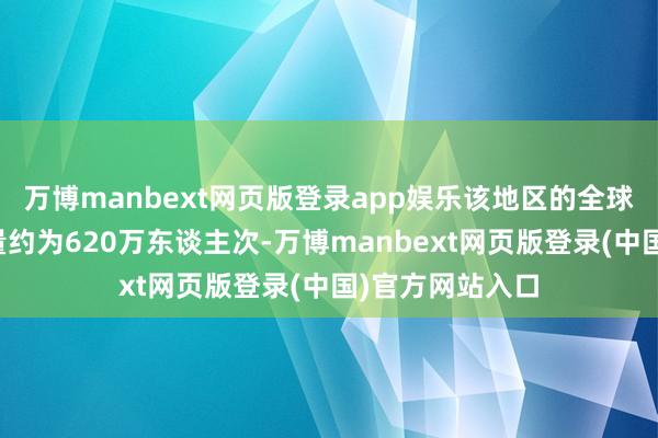 万博manbext网页版登录app娱乐该地区的全球交通渡轮运载量约为620万东谈主次-万博manbext网页版登录(中国)官方网站入口